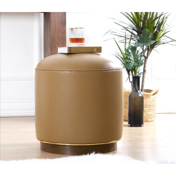 Pouf Milotte - Marron clair Pouf Milotte - Marron clair