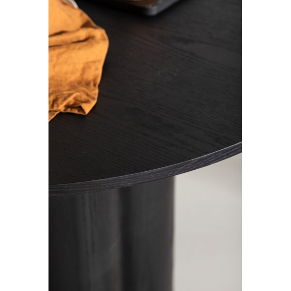 Table à manger Olivia Ø110 cm - Noir Table à manger Olivia Ø110 cm - Noir