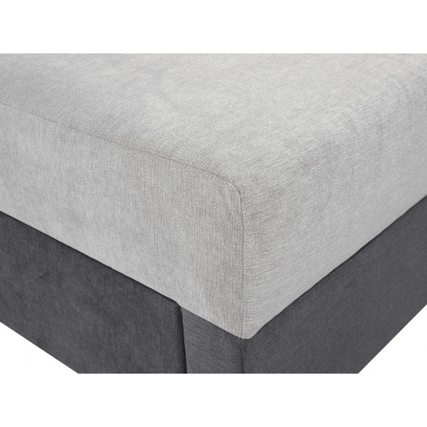 Canapé-lit déchiré - Gris Canapé-lit déchiré - Gris