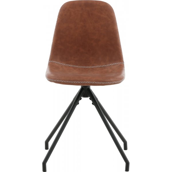 Bridge snurrbar matstol - Brun PU Bridge snurrbar matstol - Brun PU