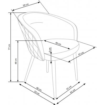 Cadeira karmstol 430 - Gr
