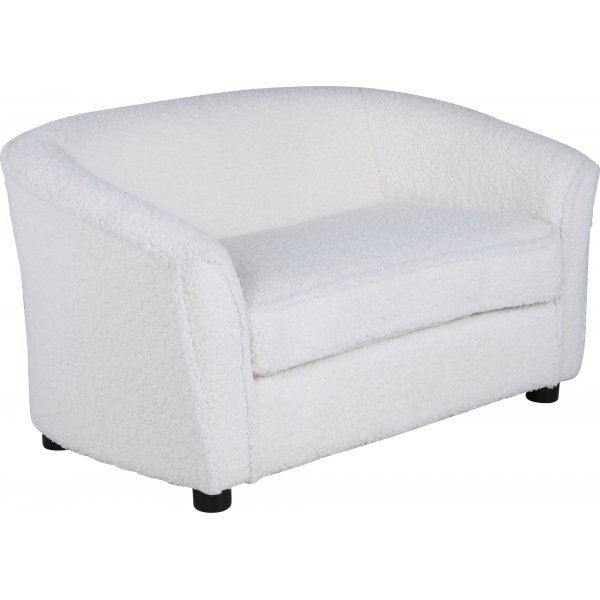 Canap enfant Moon - Teddy blanc