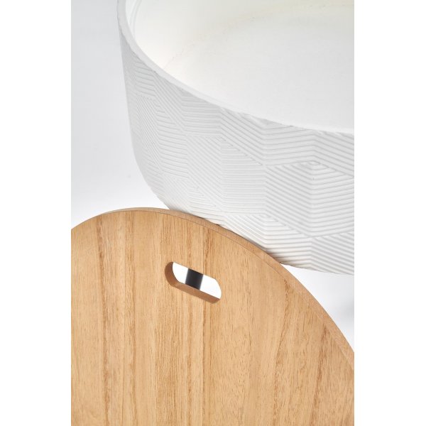 Table basse Théosophie Ø38 cm - Blanc Table basse Théosophie Ø38 cm - Blanc