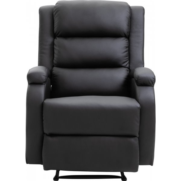 Reclinerfåtölj med fotstöd svart - Bengt + Textilrengöring för möbler Reclinerfåtölj med fotstöd svart - Bengt + Textilrengöring för möbler
