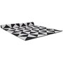 Crest - Svart/Vit - 250x250 cm