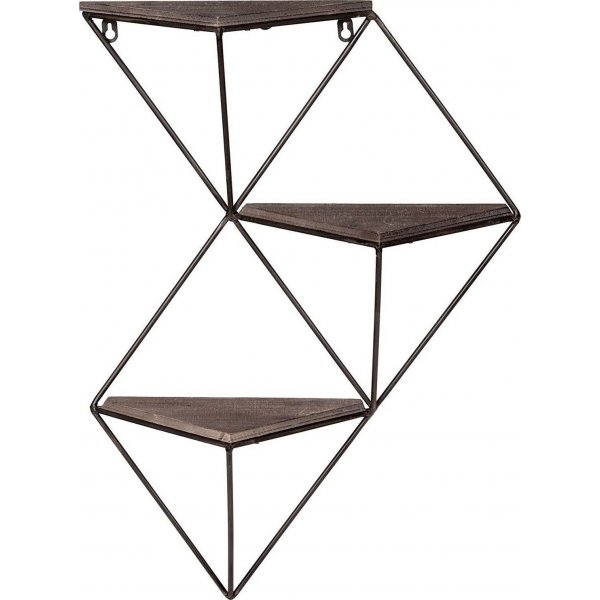 Walter wandplank 44 - Walnoot/zwart