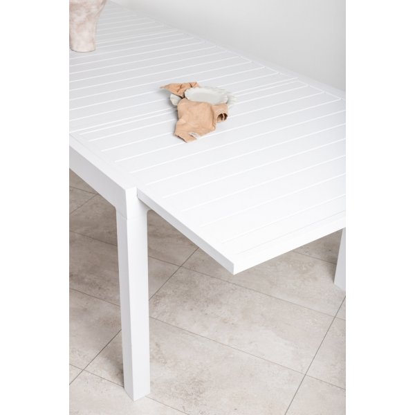 Marbella matbord 160 x 100 cm - Vit