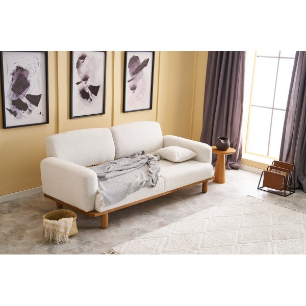 Canapé 3 places Reims - Crème Canapé 3 places Reims - Crème