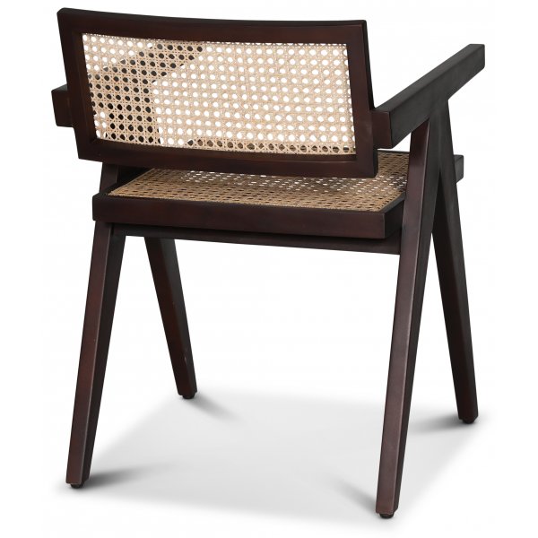 Strmsberg karmstol - Brun mahogny/rotting