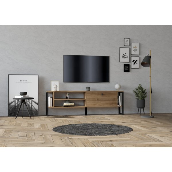 Asrin TV-standaard - Walnoot Asrin TV-standaard - Walnoot