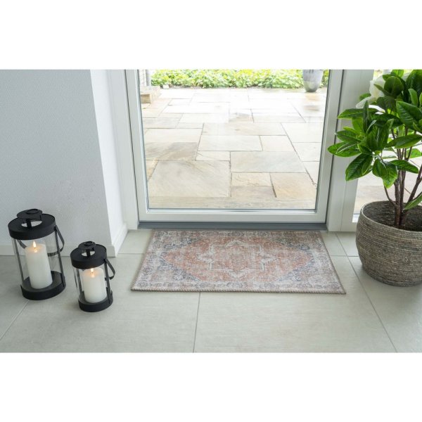 Paillasson Havana - Bleu/orange - 50x80 Paillasson Havana - Bleu/orange - 50x80