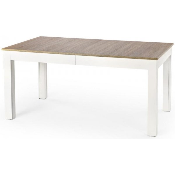 Table  manger extensible Brviken en chne sonoma et blanc - 160-300 cm