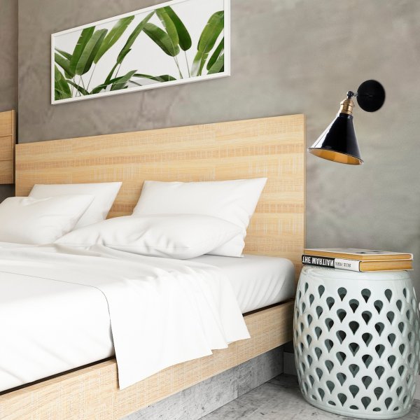 Berkeley wandlamp 251-A - Zwart