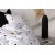 Parure de lit Loki 200 x 150 cm - Blanc/noir
