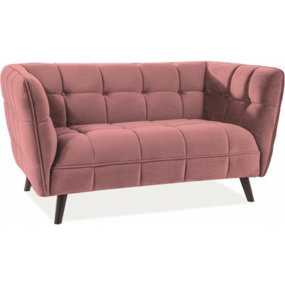 Renae 2-sits soffa - Röd sammet