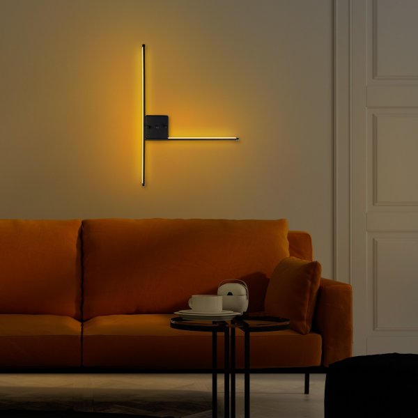 Sarf vägglampa - Svart Sarf vägglampa - Svart