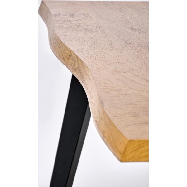 Table à manger Horst 150-210 x 90 cm - Chêne/noir Table à manger Horst 150-210 x 90 cm - Chêne/noir