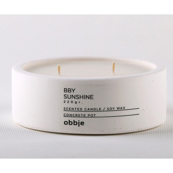 Bby Sunshine doftljus lg - Vit