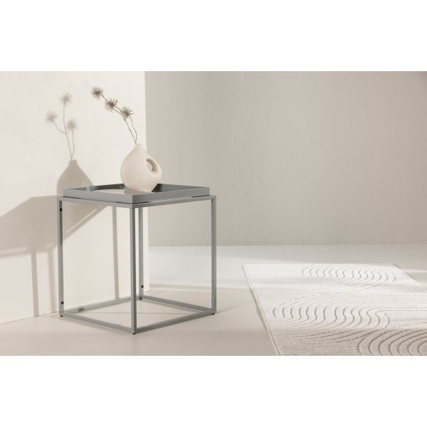 Table d'appoint Porto 45 x 45 cm - Gris foncé Table d'appoint Porto 45 x 45 cm - Gris foncé