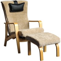 Åre fåtölj i fårskinn - Beige fårskinn Åre fåtölj i fårskinn - Beige fårskinn