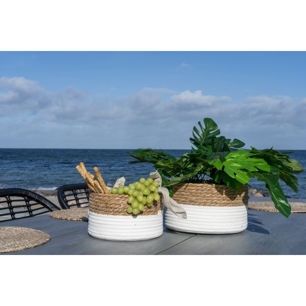 Ensemble panier Tanta - Blanc/beige Ensemble panier Tanta - Blanc/beige