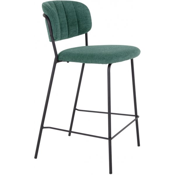 Alicante Barstol - Mrkgrn/svart