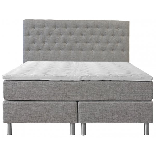 Diva kontinentalsng 7-zons pocket (Ljusgr) inklusive snggavel - Valfri bredd