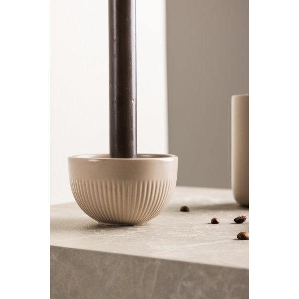 Bougeoir Posh 9 x 6 cm - Beige Bougeoir Posh 9 x 6 cm - Beige