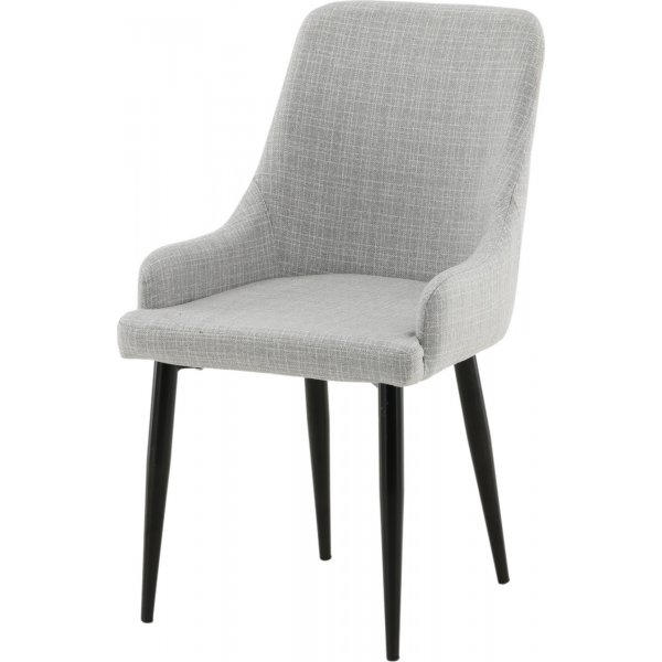 Chaise de salle  manger Paradis - Gris clair/noir