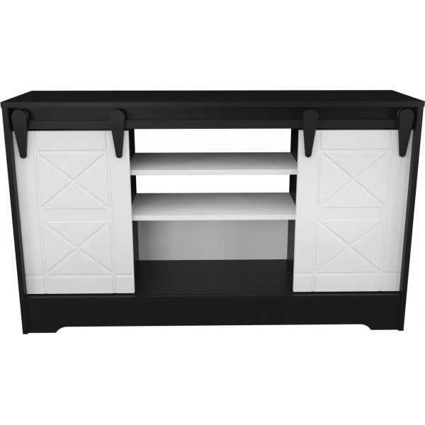 Nisay TV-bänk - Mörkgrå/vit Nisay TV-bänk - Mörkgrå/vit