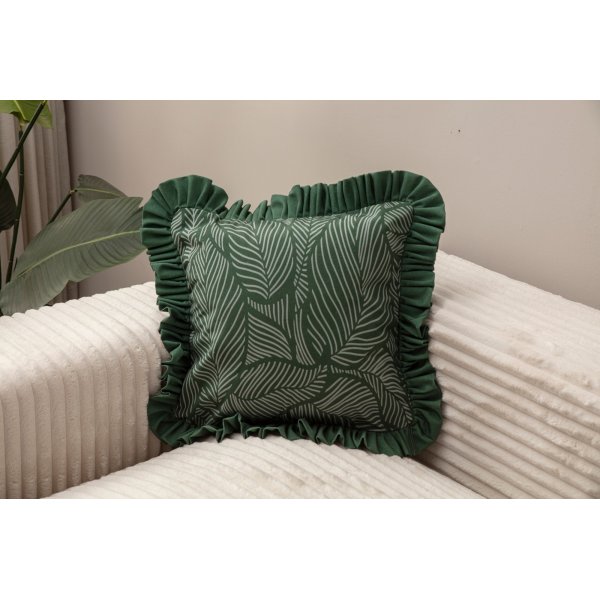 Firefly kuddfodral 43 x 43 cm - M�rkgr�n