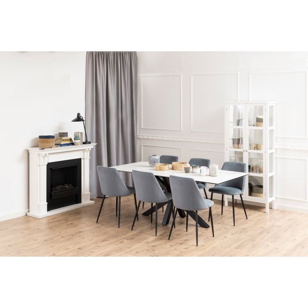 Chaise de salle à manger Ines - Gris Chaise de salle à manger Ines - Gris