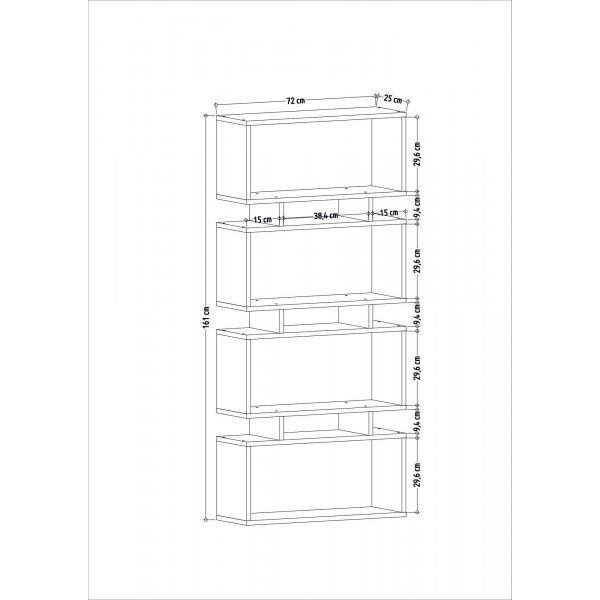 Bibliothèque Langdon - Anthracite Bibliothèque Langdon - Anthracite