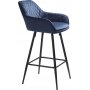 Carina barstol i bl sammet sitthjd 67 cm