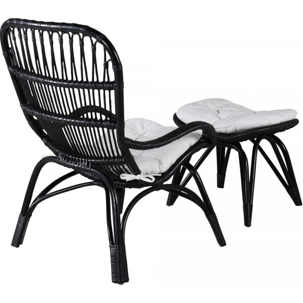 Ella fåtölj - Svart/Offwhite Ella fåtölj - Svart/Offwhite