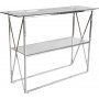 Cross konsolbord 110 x 35 cm - Krom