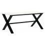 Artic matbord 180 cm - Svart / Vit