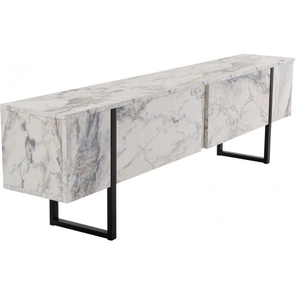 Serenity TV-bänk - Freesia marmor/svart Serenity TV-bänk - Freesia marmor/svart