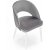 Fauteuil Lungo - Gris/blanc