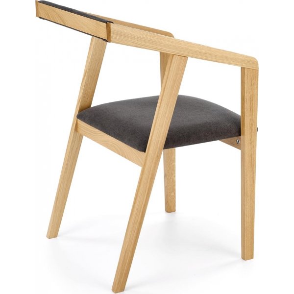 Chaise de salle  manger Java - Gris/chne