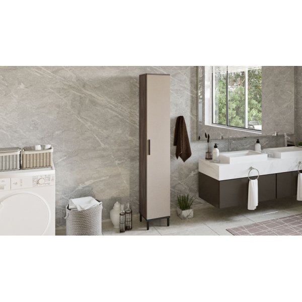 Vogue skåp 3 - Brun/antracit Vogue skåp 3 - Brun/antracit