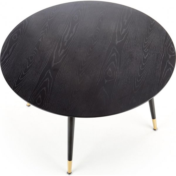 Table à manger Liam Ø120 cm - Noir/or Table à manger Liam Ø120 cm - Noir/or