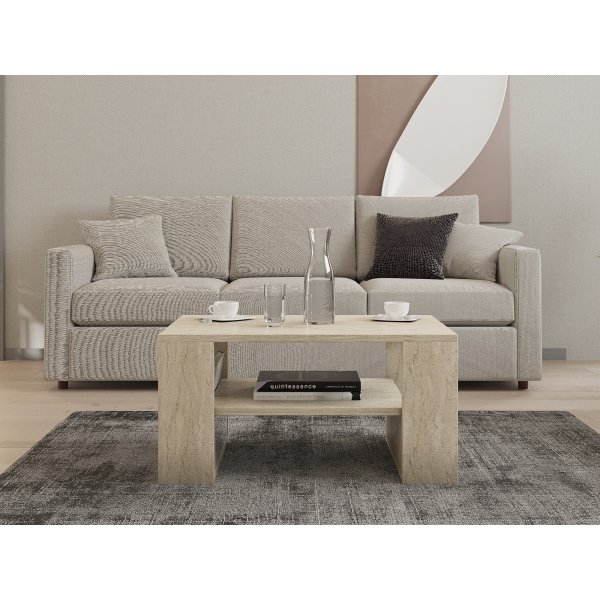 Table basse Iris - Travertin Table basse Iris - Travertin