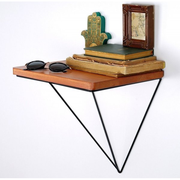 Walter wandplank 37 - Walnoot/zwart