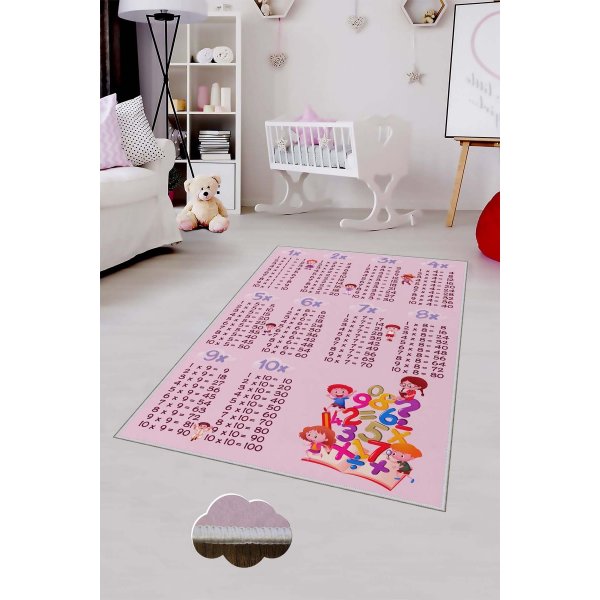 Hermitage 466 vloerkleed Roze - 60 x 100 cm