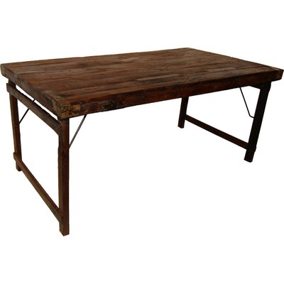ngelholm vikbart matbord 168-180 cm - tervunnet tr/metall