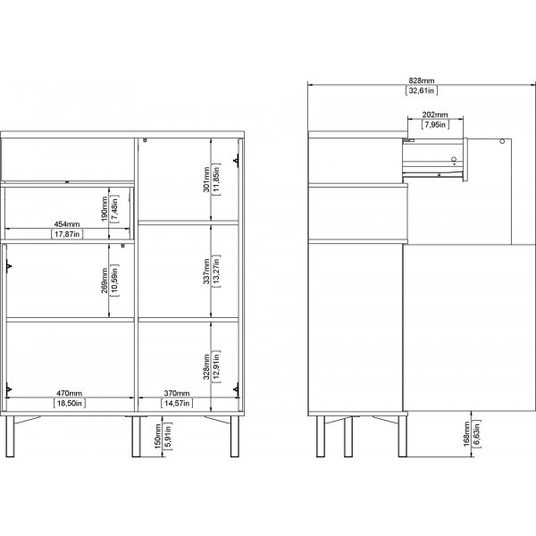 Roomers skp - Svart/valnt