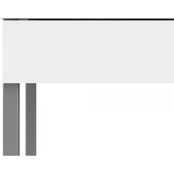 Function Plus skrivbord 125,8 x 51,6 x 76,5 cm - Vit