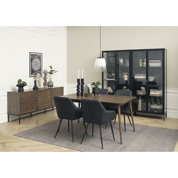 Table Yuma en chêne fumé - 150x90 cm Table Yuma en chêne fumé - 150x90 cm