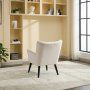 Fauteuil Marie - Cr�me boucl�e